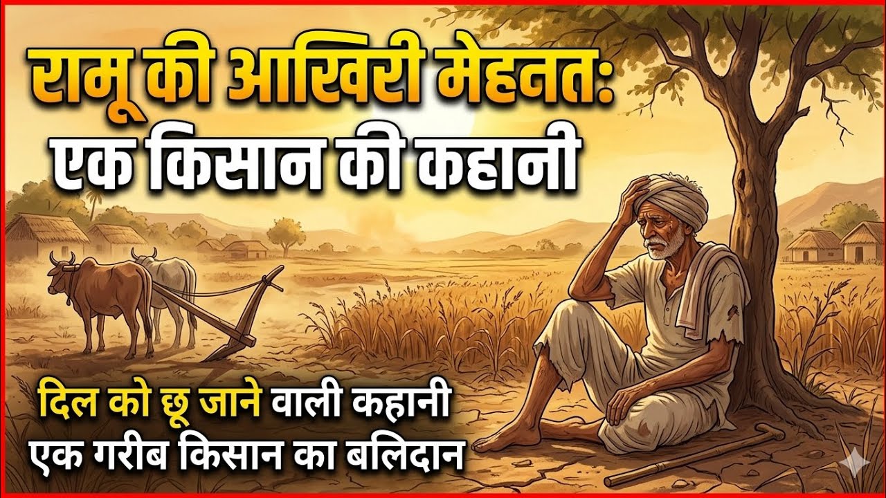 रामू की आखिरी मेहनतः एक किसान की कहानीदिल को छू जाने वाली कहानी एक गरीब किसान का बलिदान. 