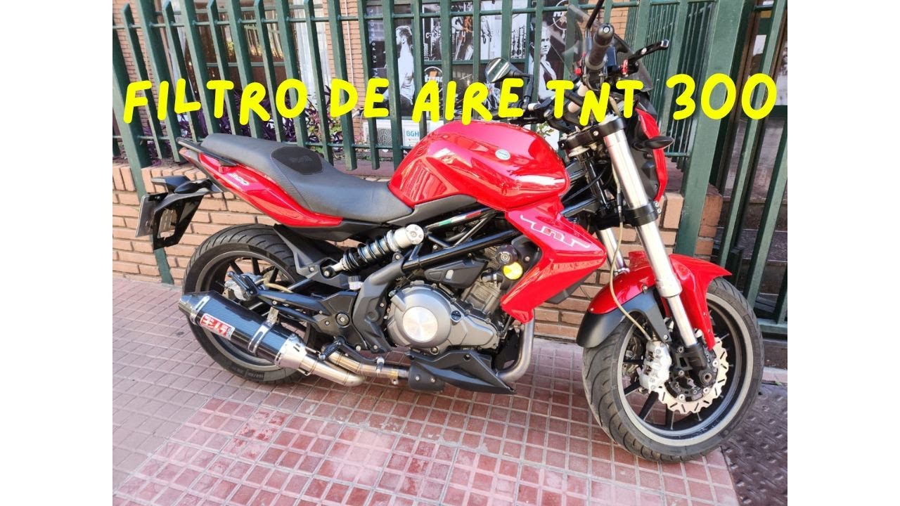 Así! se reemplaza el Filtro de aire TNT 300 Benelli