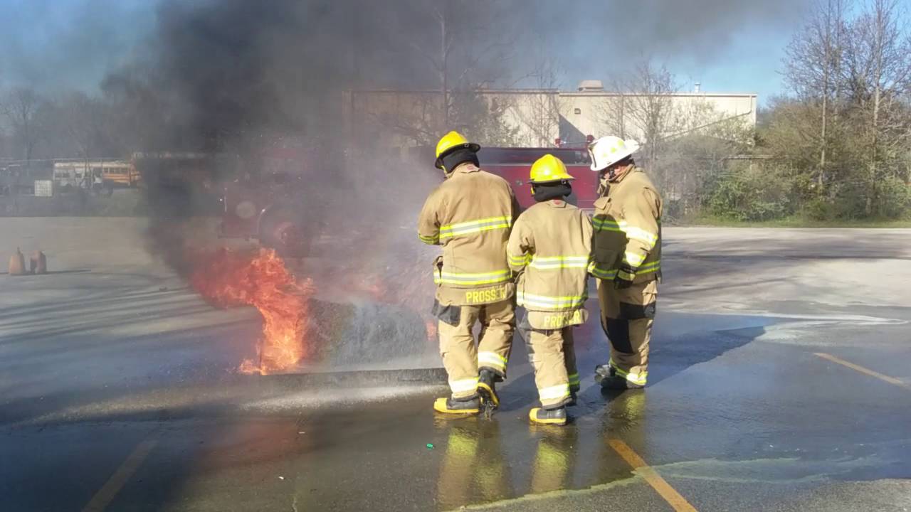 Don't add water to a fuel fire