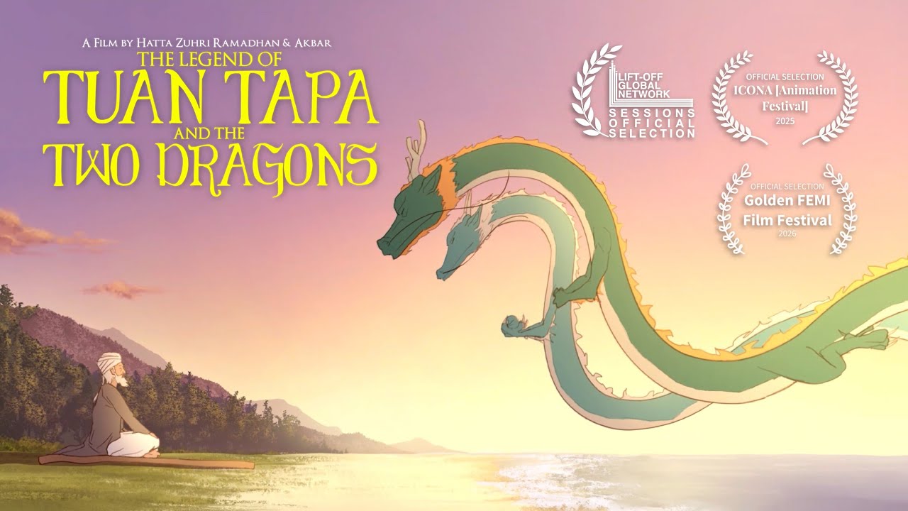 THE LEGEND OF TUAN TAPA AND THE TWO DRAGONS | Full Animated Short Film