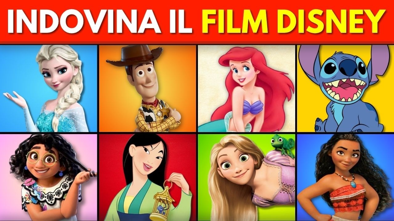 QUIZ - INDOVINA IL FILM DISNEY DALLA CANZONE 🎬  🎶 Quiz Film Disney