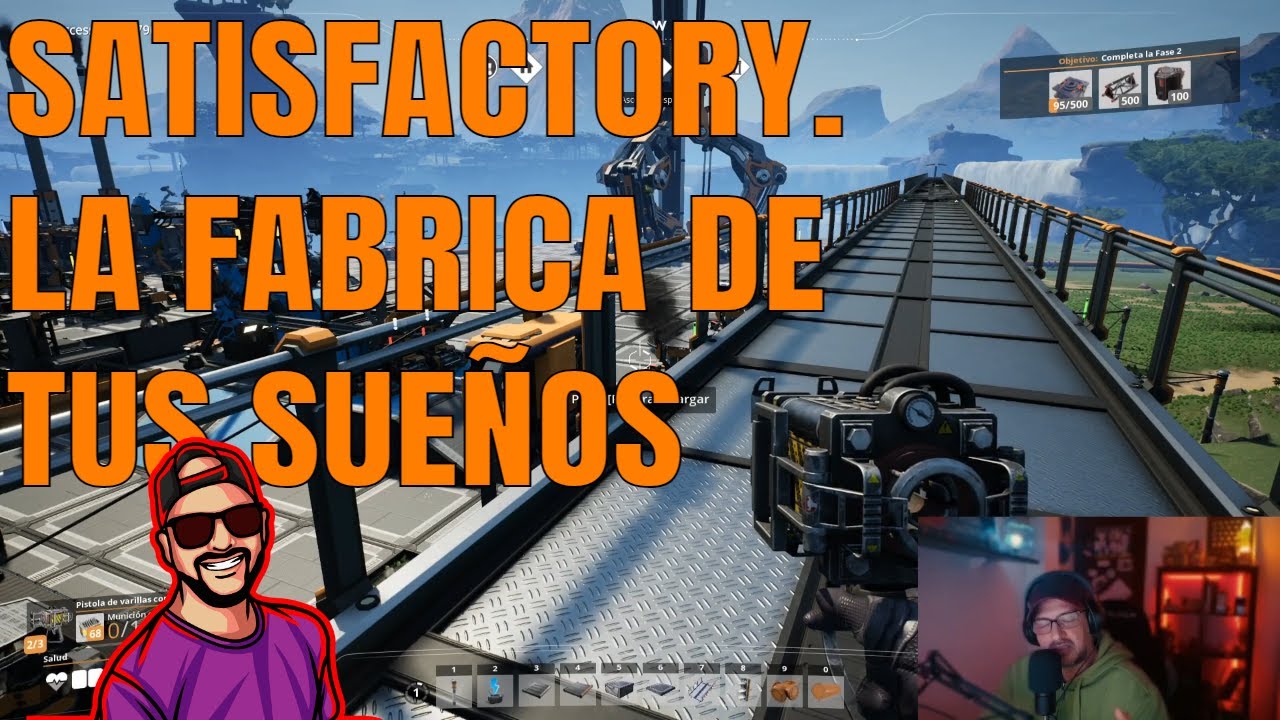 Satisfactory UPDATE 5 Gameplay de mi Fabricucha