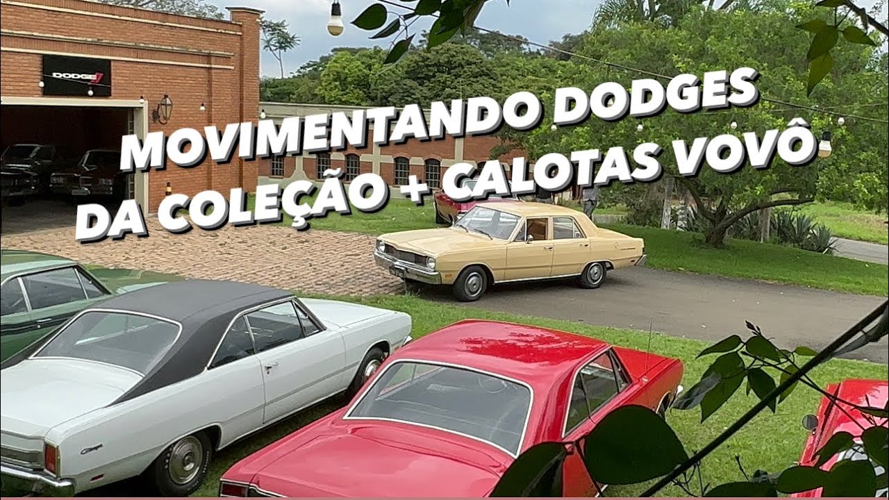 MOVIMENTAÇÃO DOS DODGES E CALOTAS NOVAS PARA O DART DO VOVÔ !!!