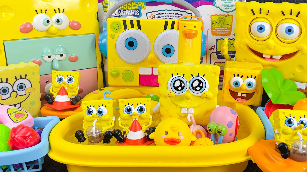1 Hour of Satisfying Unboxing SpongeBob SquarePants, The Fun SpongeBob Play Area🧽 開封の達人 (No Music)