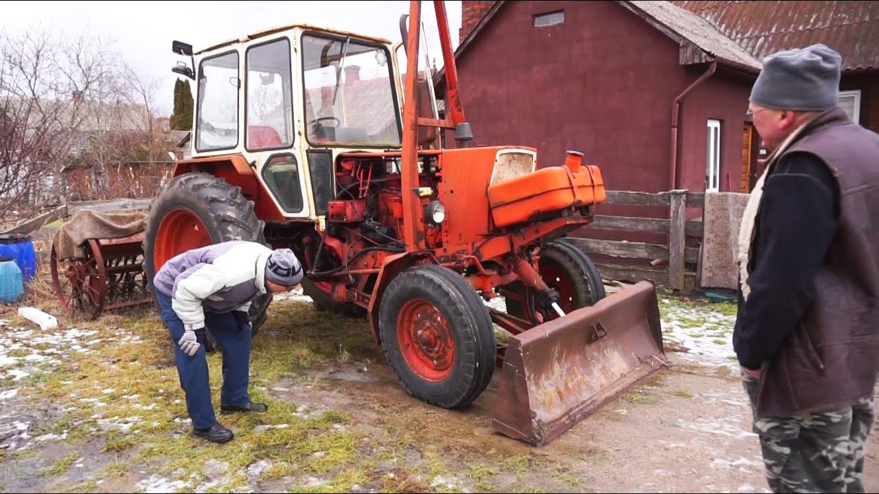 Do wszystkiego i na wszystkim pojedzie - Jumz Belarus - 3w1 traktor, koparka, spycharka