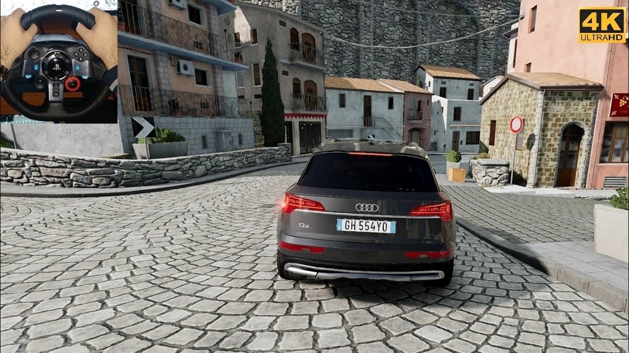 Audi Q5 3.0 TDI Diesel - Realistic POV Driving in 4K | Logitech G29 | BeamNG.drive