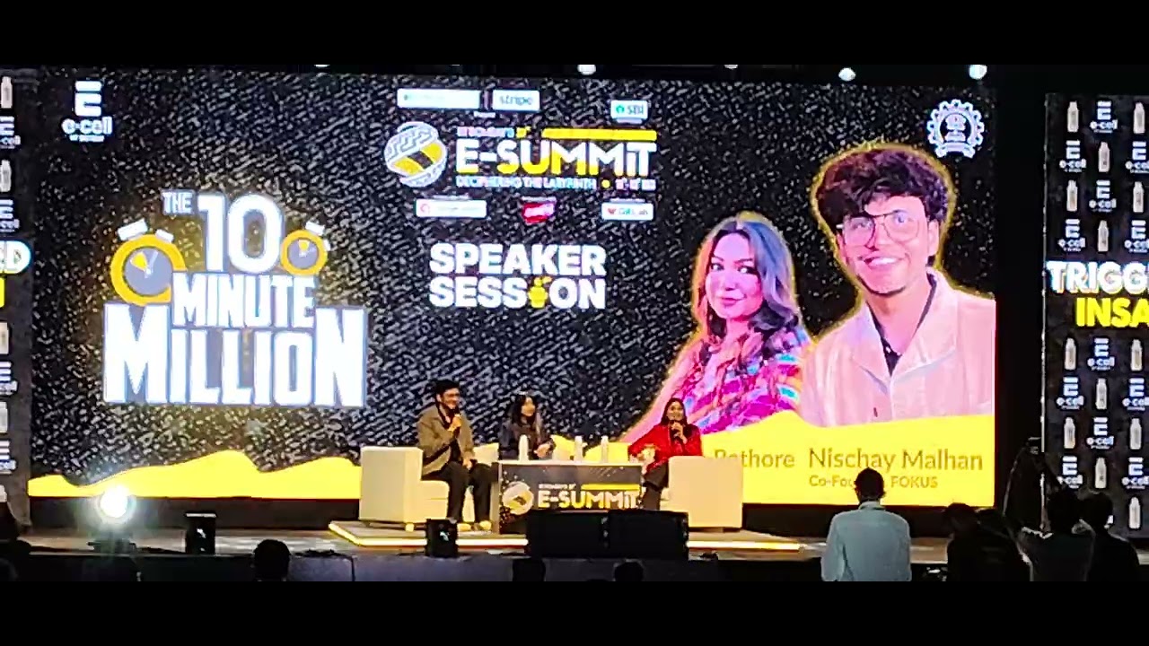 Nischay Malhan & Ruchika Rathore at IIT BOMBAY | Youtube journey 🔥🔥🔥