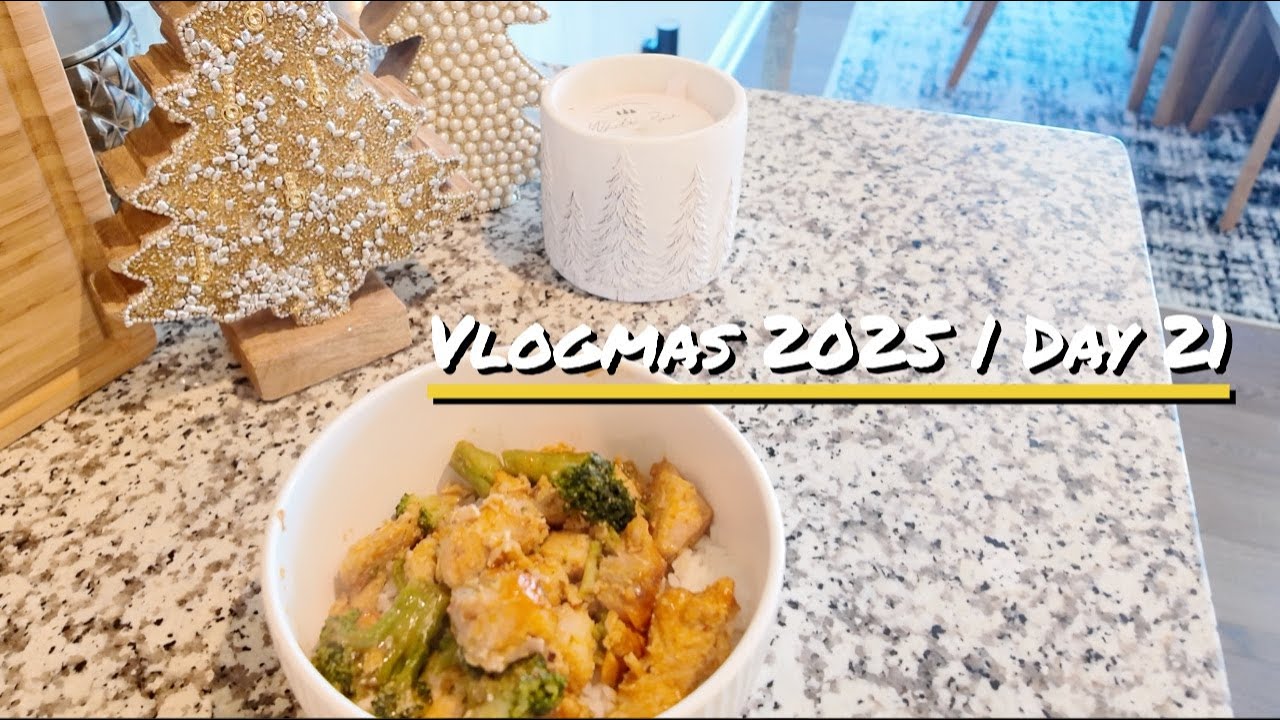 Vlogmas 2025 | Day 21 | Atlantic Salmon & Broccoli | Simple Healthy Dinner
