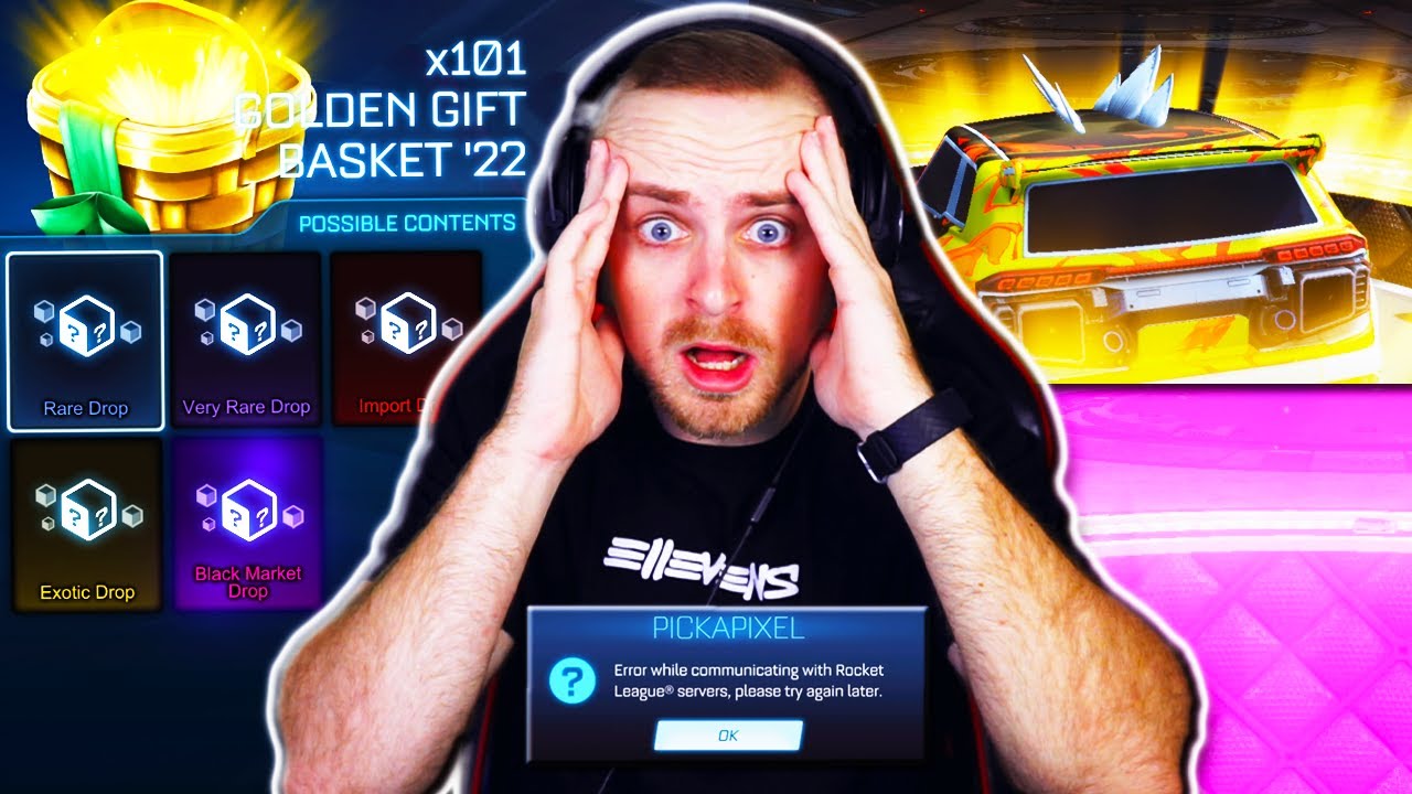 *101 GIFTS* This Crate Opening BROKE Rocket League For Everyone... *PAINTED EXOTICS & BLACK MARKETS*