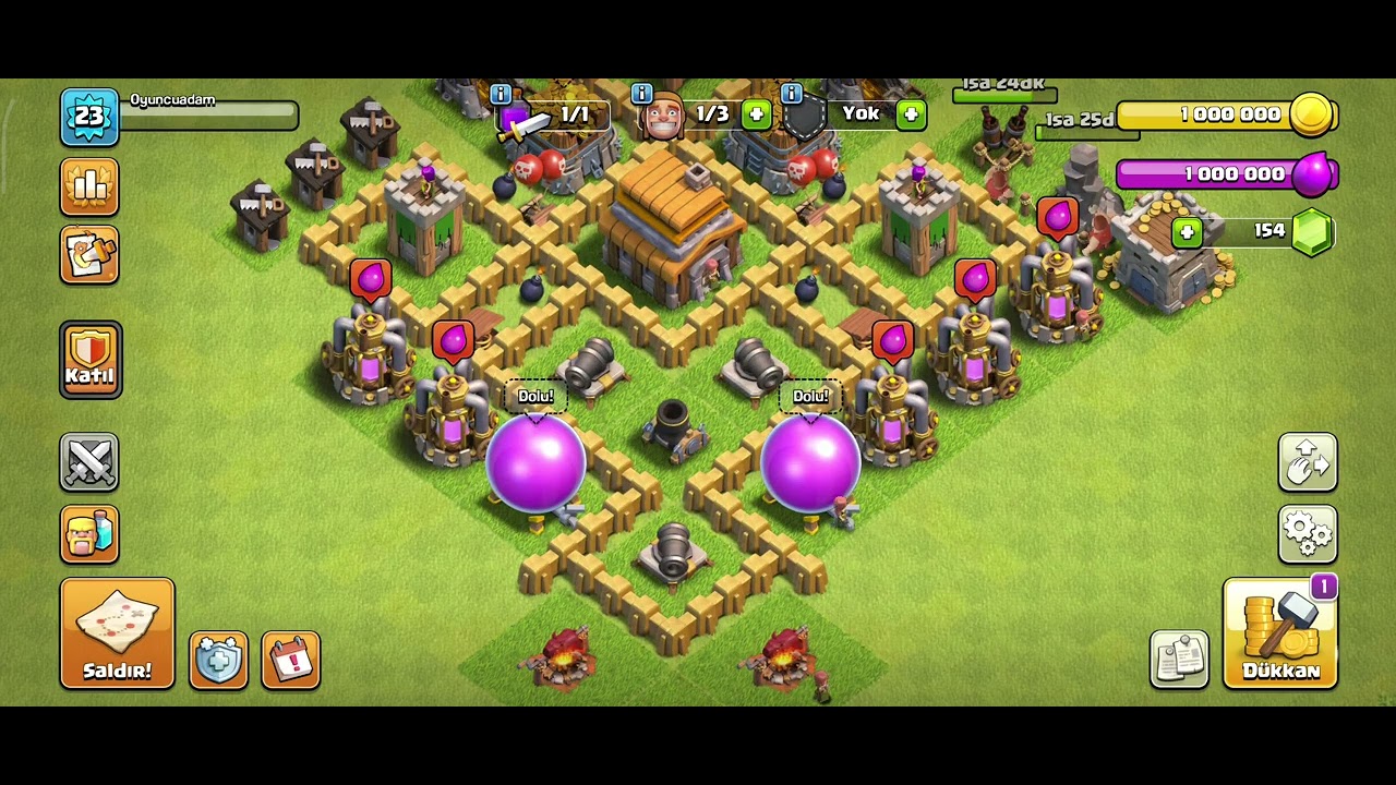 Büyümeye devam...#clashofclans 