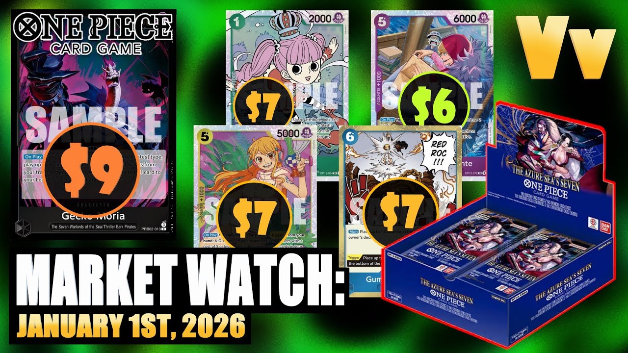 Обзор рынка коллекционных карточных игр One Piece от 1 января 2026 года - Подготовка к OP14/ST29 ...