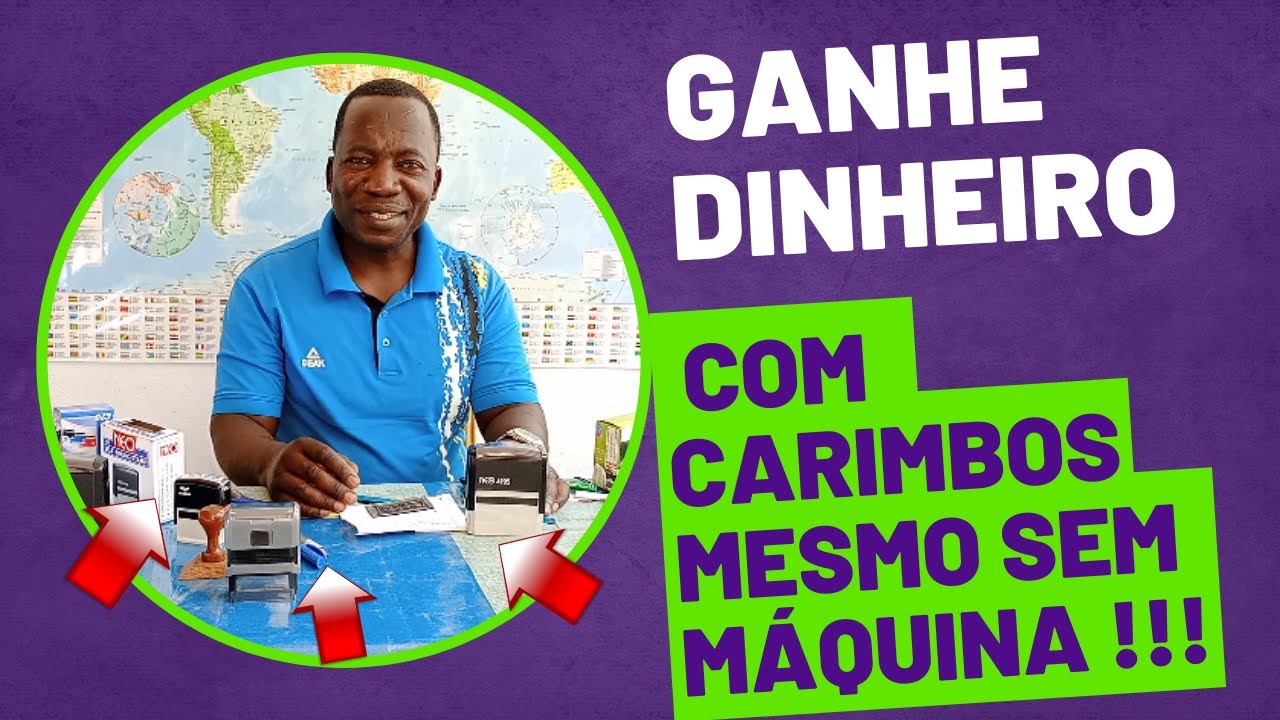 Vamos aprender fazer carimbos e ganhar dinheiro mesmo sem maquina
