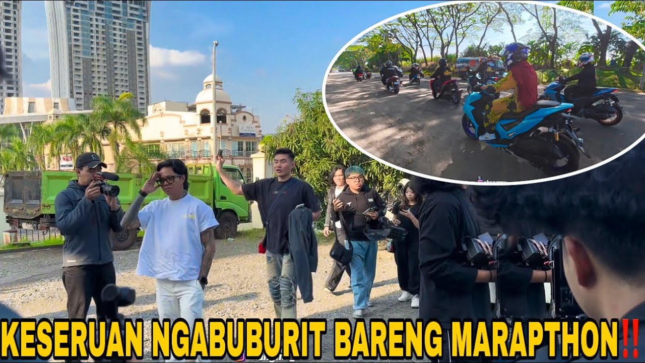 AKANG MV RIDING BARENG MARAPTHON‼️REZA ARAP PERTAMA KALI MOTORAN‼️