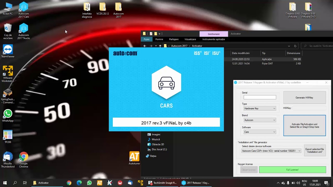 Tutorial instalare Autocom - Delphi 2017 R3