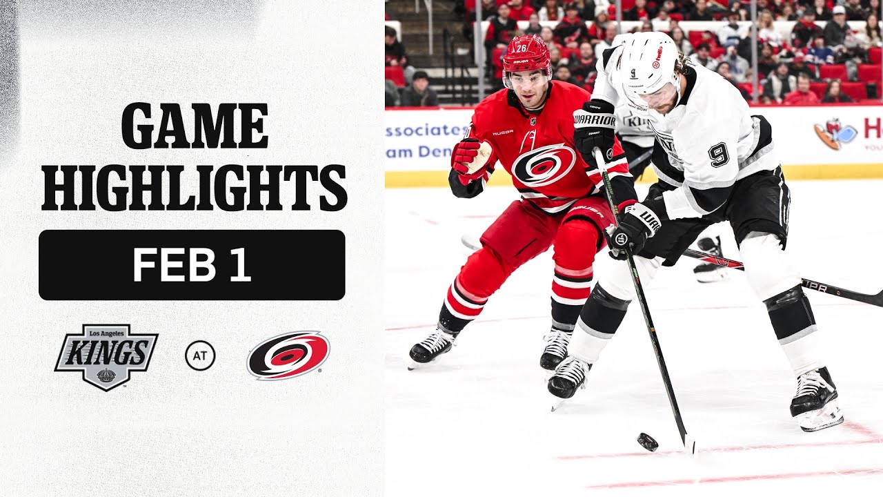 HIGHLIGHTS: LA Kings at Carolina Hurricanes | 02.01.26