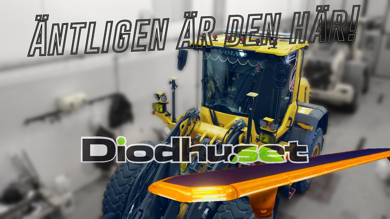 Hur man monterar LEDSON OPTOGUARD PROTECTOR på en hjullastare!