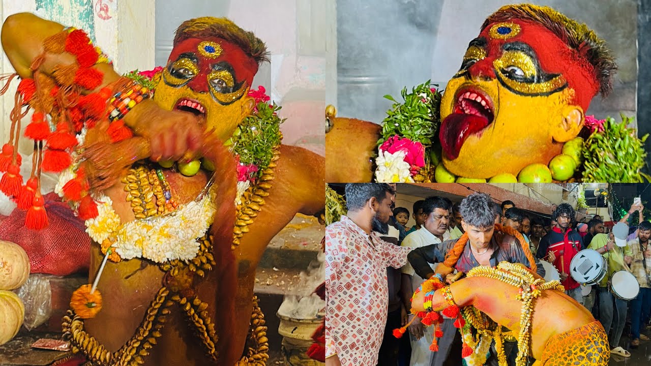 Balnagar Naveen Thotella Procession 2025 | Pothraju Dangerous Entry At Balnagar Bonalu 2025