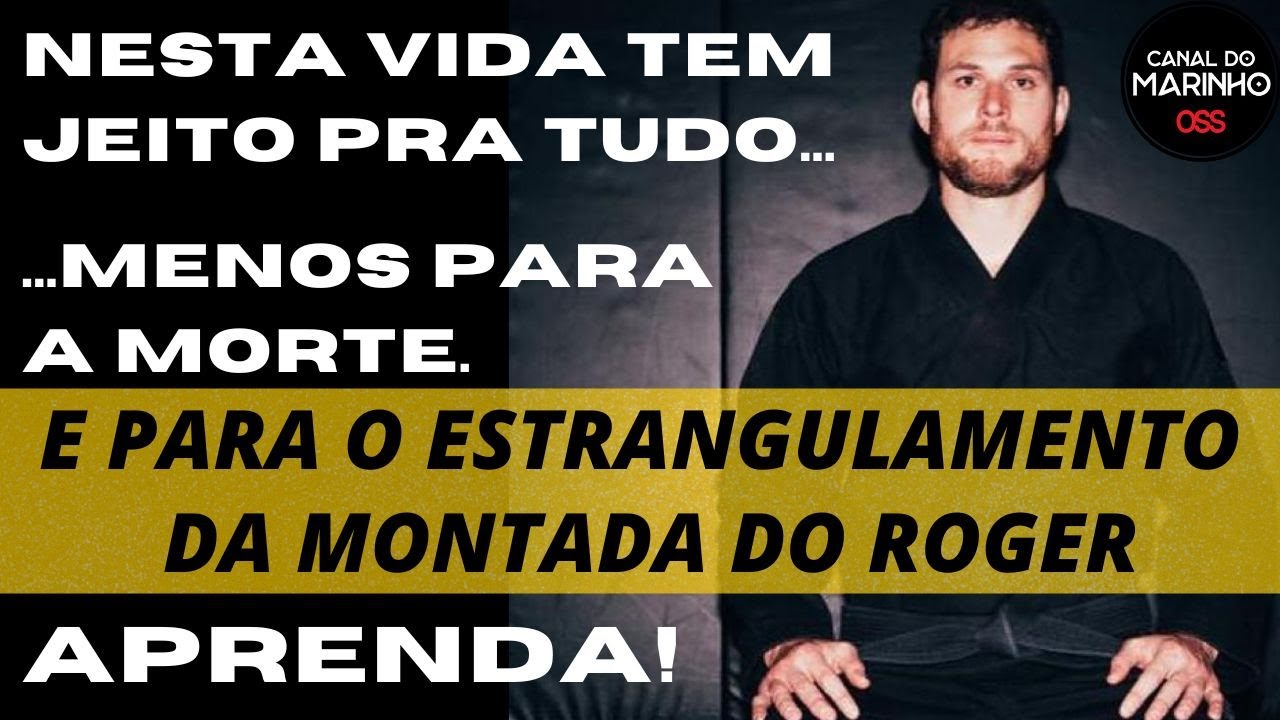 ROGER GRACIE: O estrangulamento da montada passo a passo!