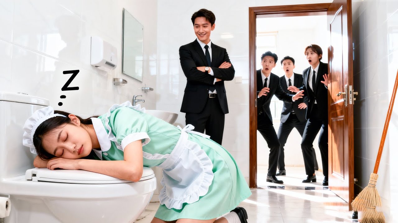Working 4 Jobs & Sleeping in the Toilet—The Poor Maid Captured the CEO’s Heart!
