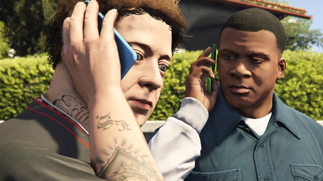 Franklin & Jimmy secret phone calls - GTA 5