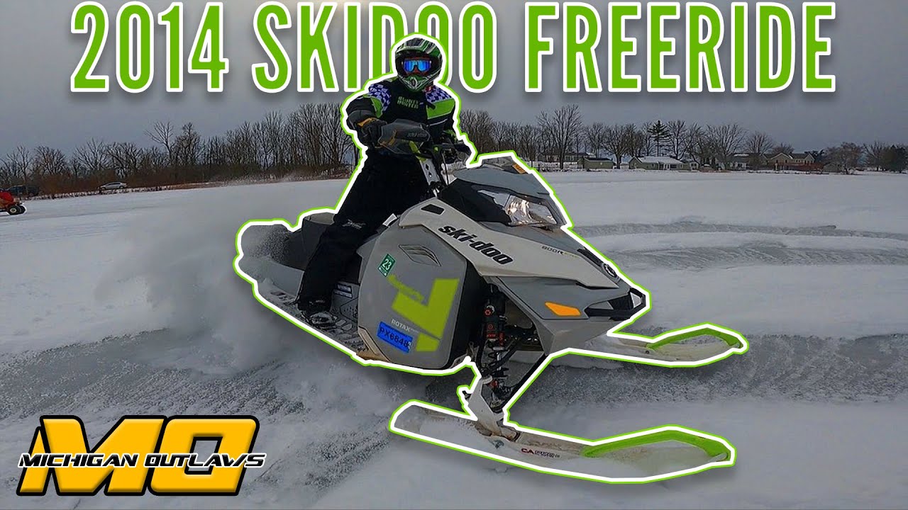 2014 Skidoo Freeride 137  - Trail Riding, Off Trail Riding, Wheelies
