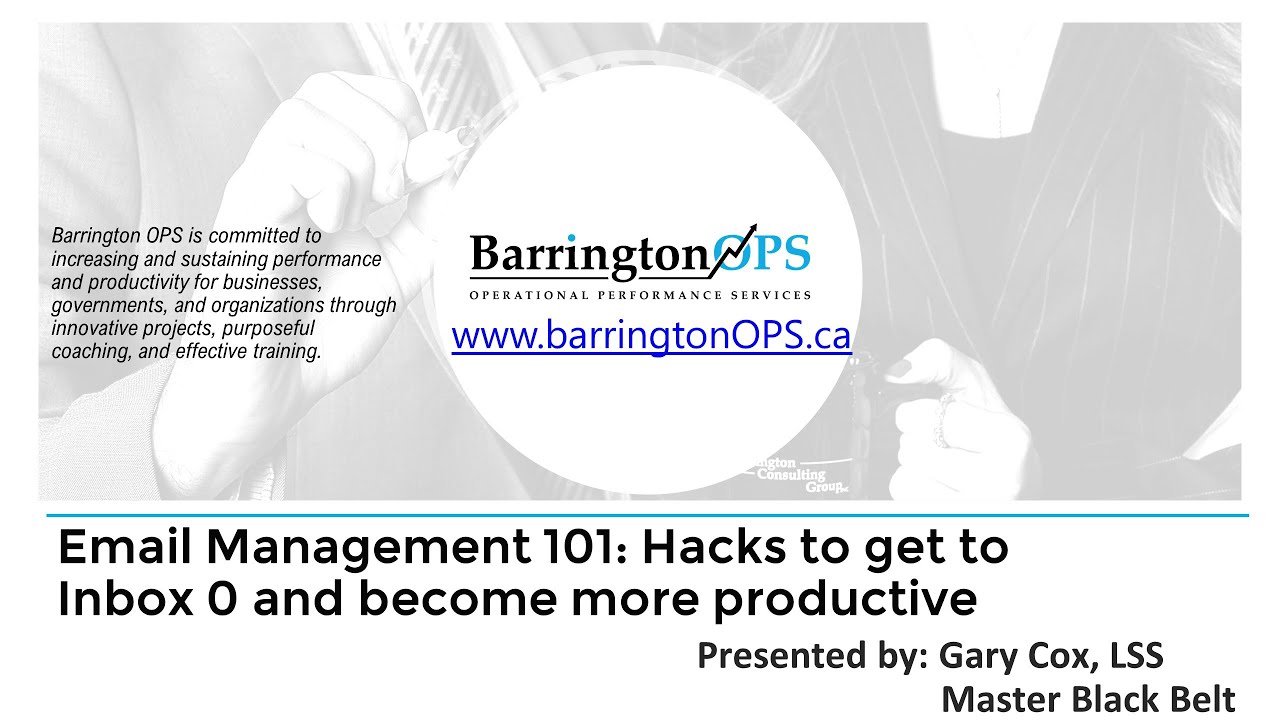 Email Management 101  Hacks to get to inbox 0 and become more productive