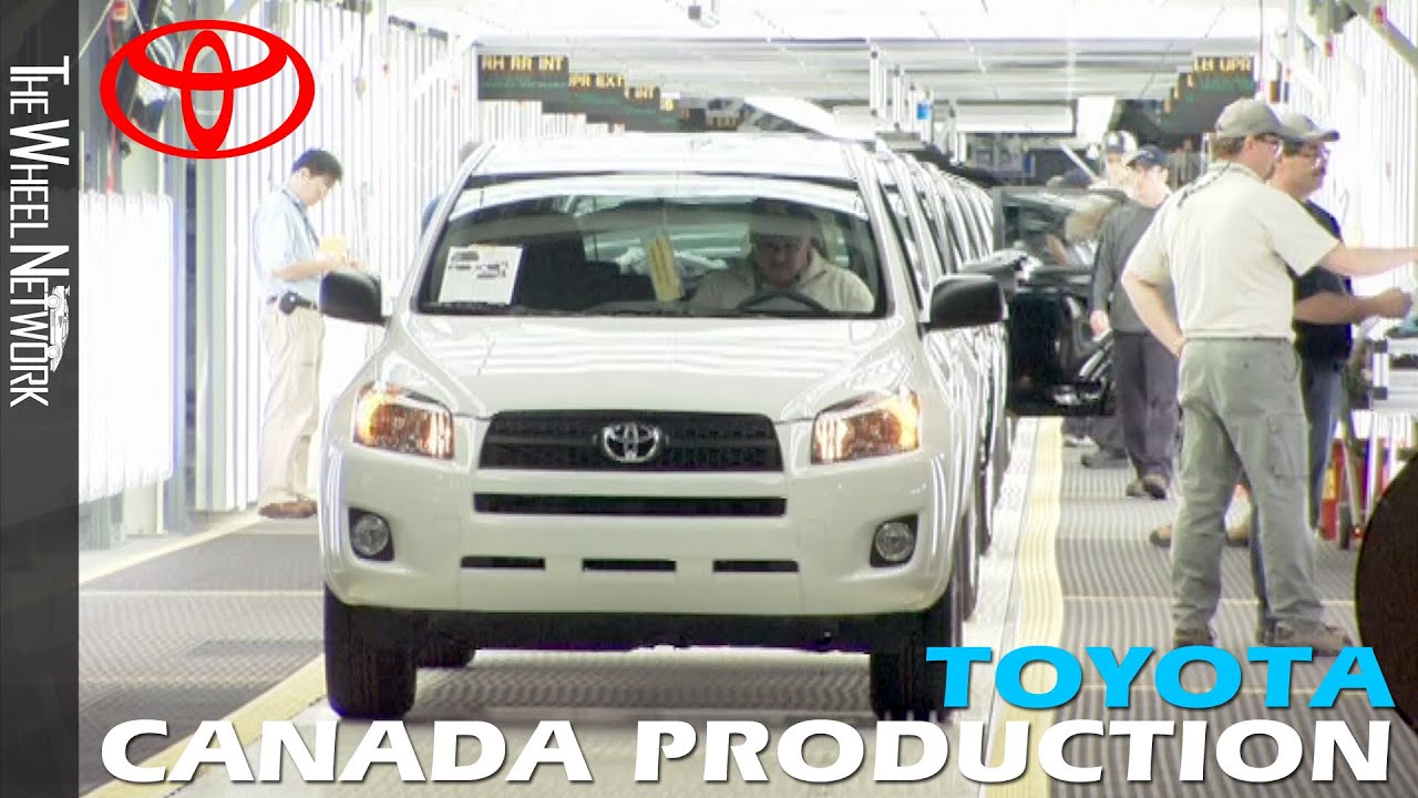 Toyota Production in Canada (Toyota RAV4 MK3 'XA30' Historic Footage)