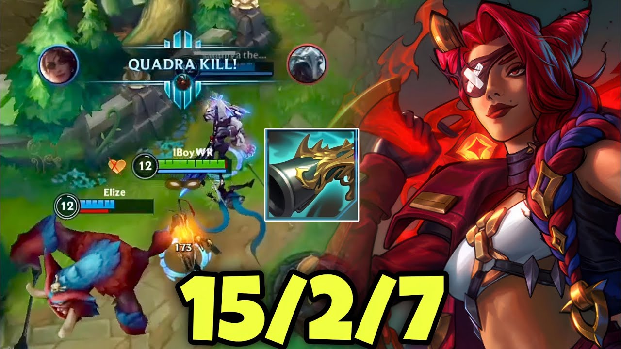WILD RIFT ADC // THIS SAMIRA STILL BROKEN IN PATCH 6.1B WITH THIS BUILD AND RUNES GAMEPLAY!