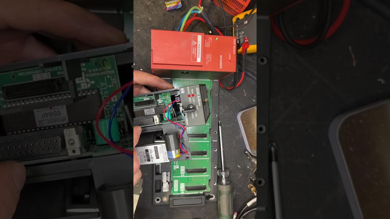 M&R PLC Lost Program - Mitsubishi Melees A1SCPU - Screen Printing