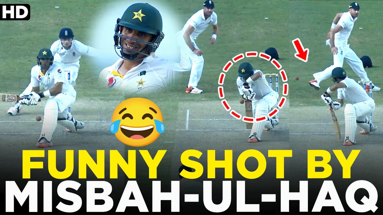Funny Shot By Misbah-ul-Haq Against Adil Rashid 😂😂 | PCB | MA2A