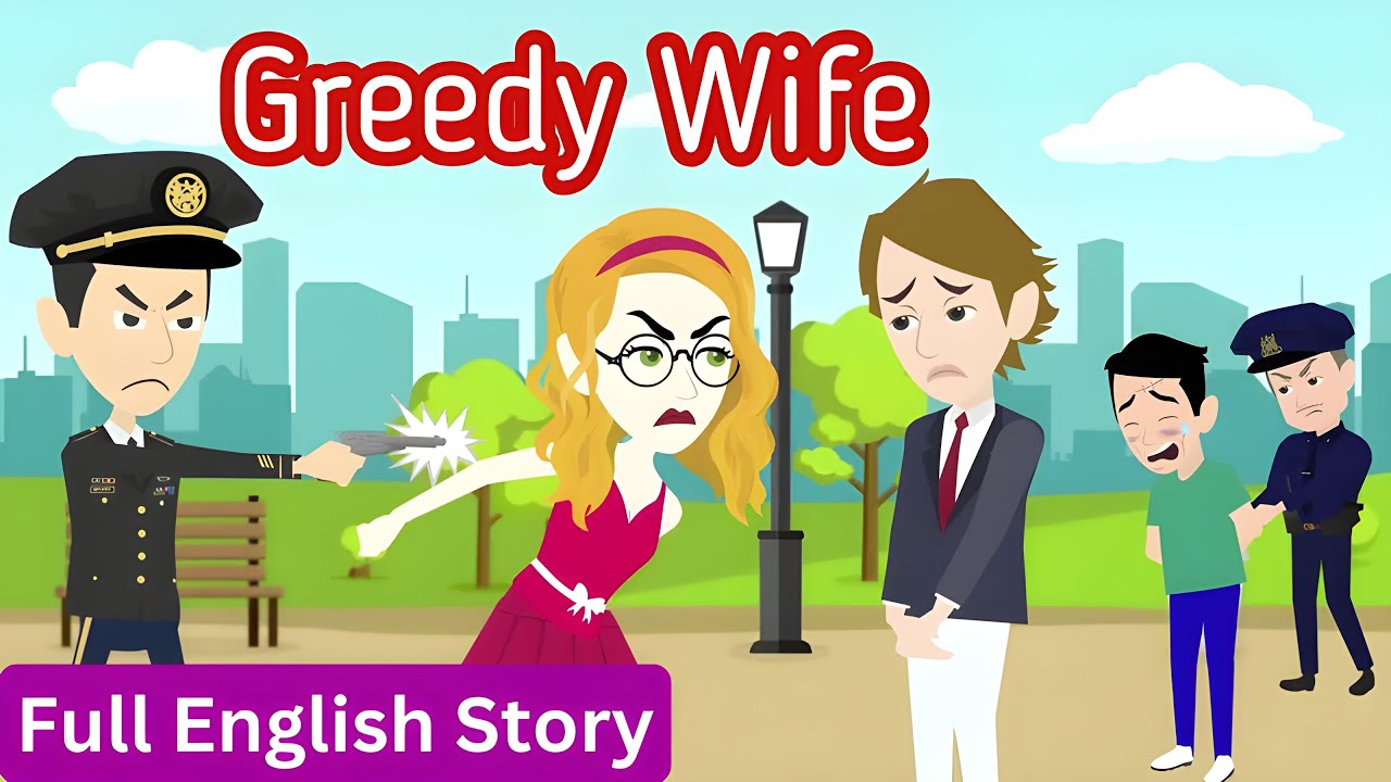 Greedy Wife Full Series | Animated Story | English Story | English Conversation | Learn English