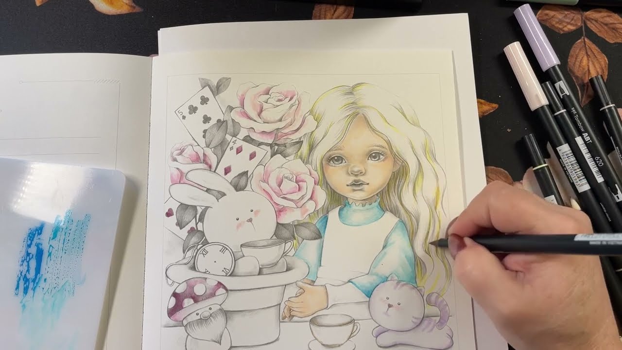 Draw You In My Mind | Alice in Wonderland page | Part 1