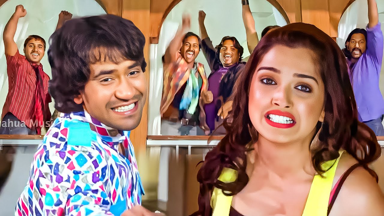 Hey you guys have come to chant Jaikara, why don't you hit me... | Nirahua, Amrapali Dubey Blockbuster Movie Scene