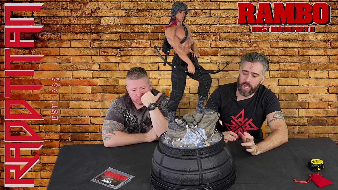 🔴 Rambo Statue by Pop Culture Shock