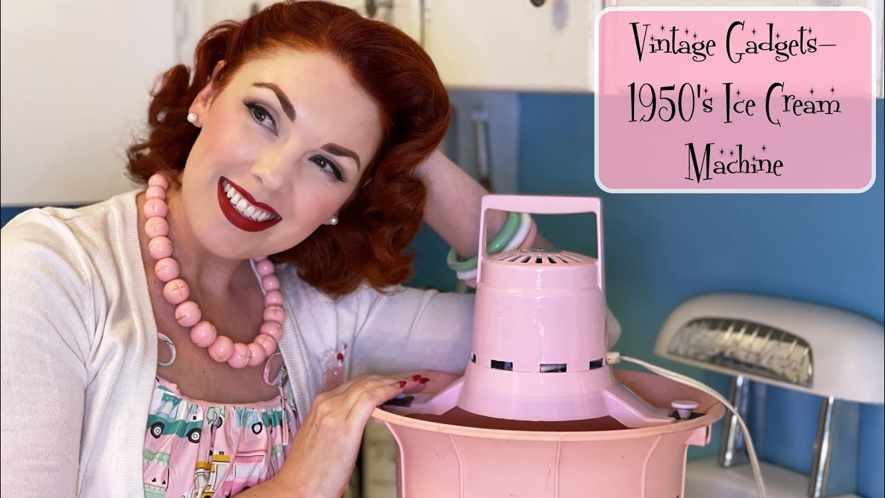Vintage Gadgets- 1950's Electric Ice-cream Machine