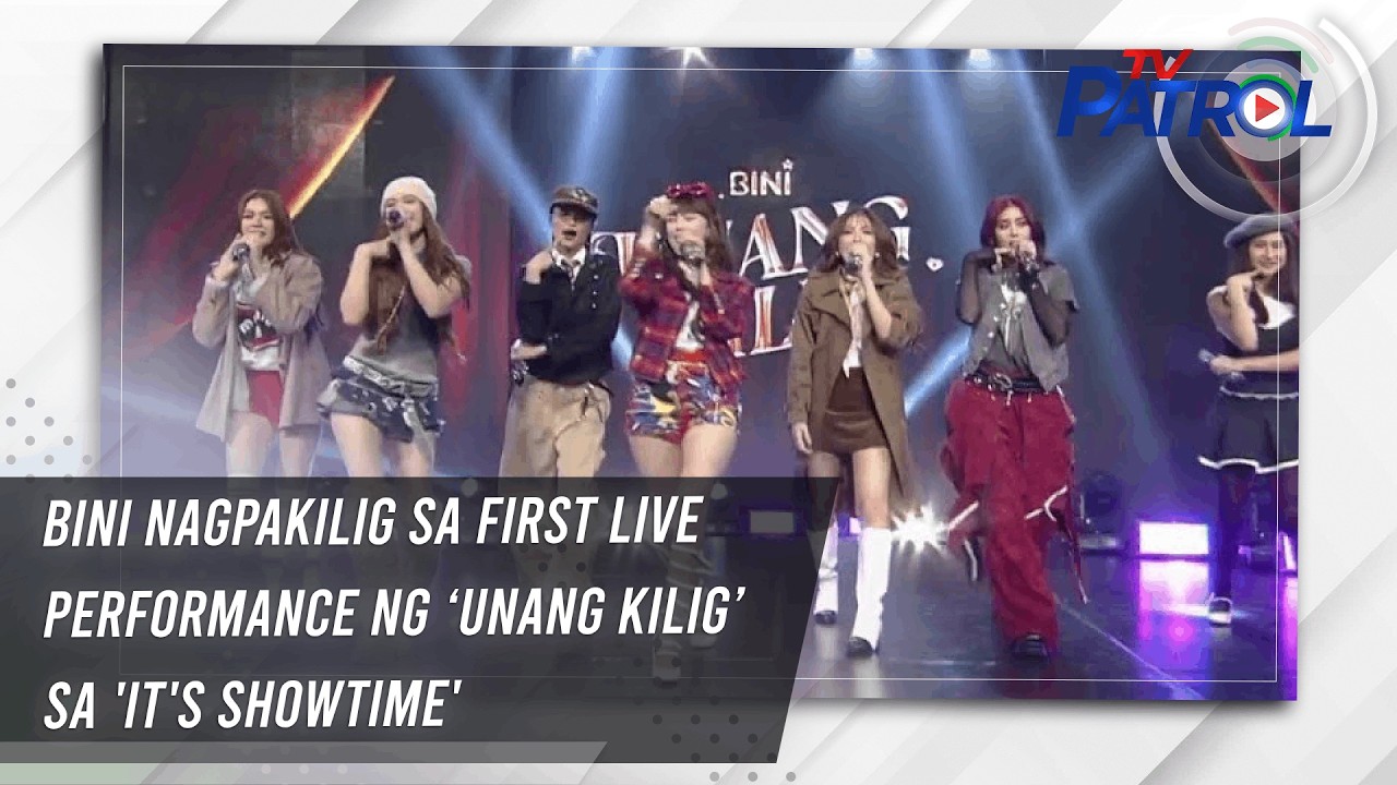 BINI nagpakilig sa first live performance ng ‘Unang Kilig’ sa 'It's Showtime' | TV Patrol