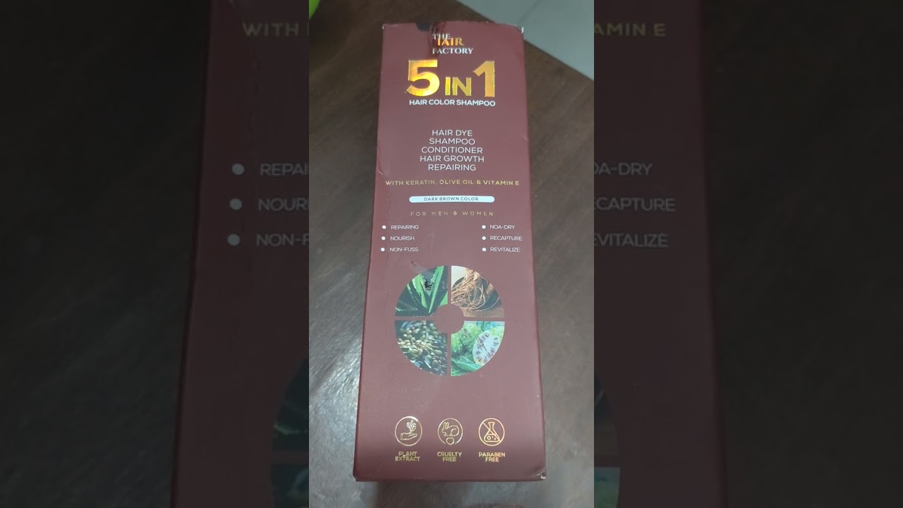 Review The Hair factory Hair Color shampoo review