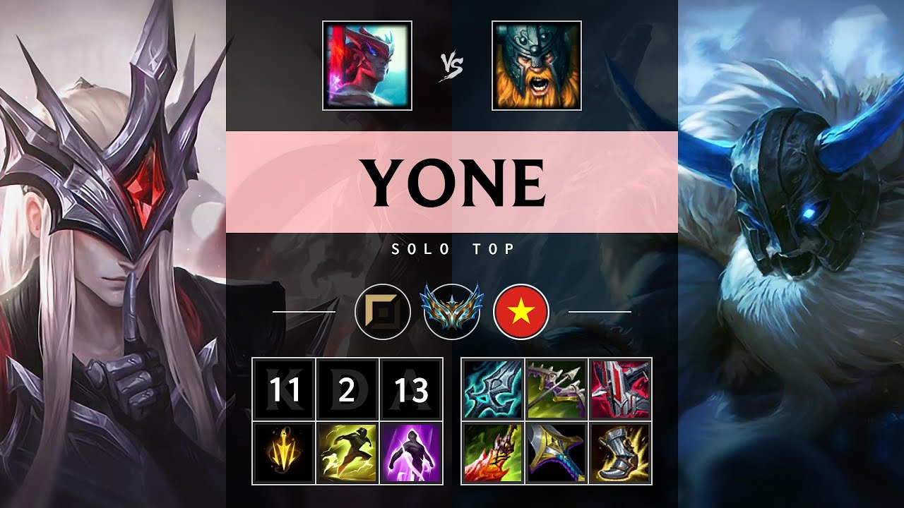 Yone Top vs Olaf - VN Challenger Patch 25.18