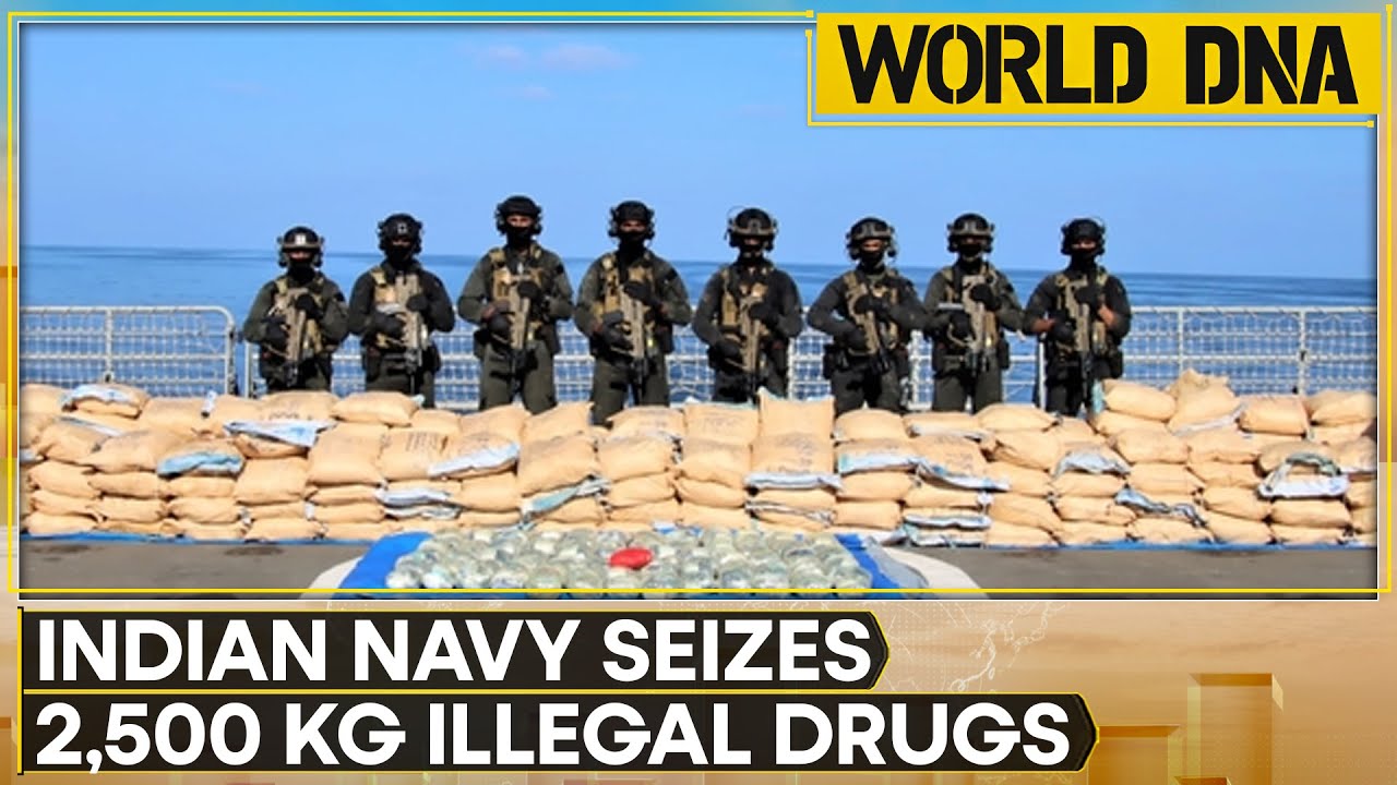 Indian Navy's INS Tarkash Seizes Over 2,500 Kg Of Narcotics | World News | WION
