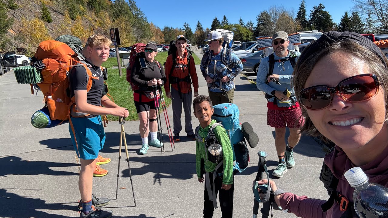 Hiking from Newfound Gap to Alum Cave Trailhead via Boulevard Trail