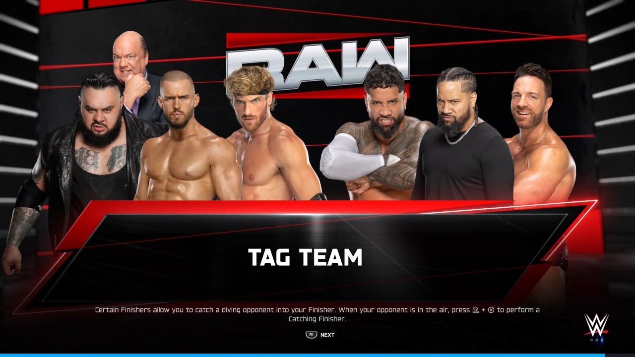 RAW 2026-02-16 : The Vision(Bronson Reed, Logan Paul, Austin Theory) vs. The Usos & LA Knight
