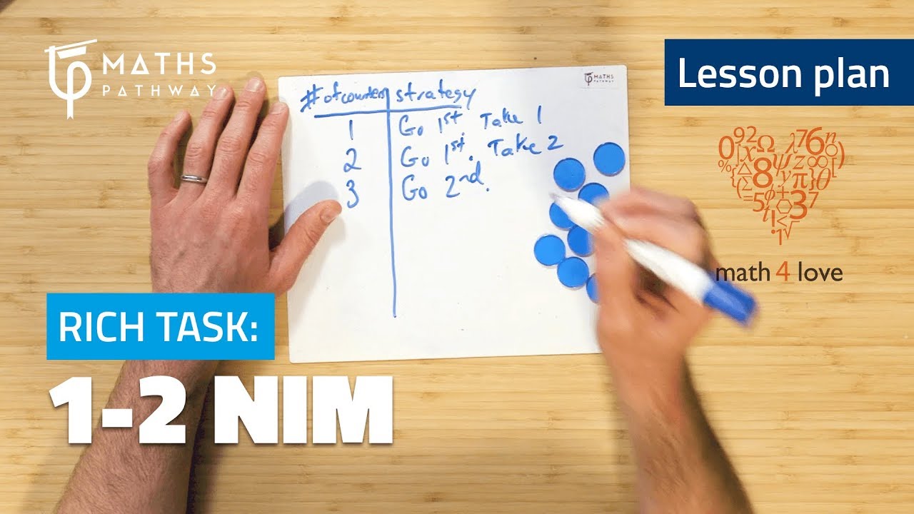 Rich Task: 1-2 Nim | Lesson plan with Dan Finkel