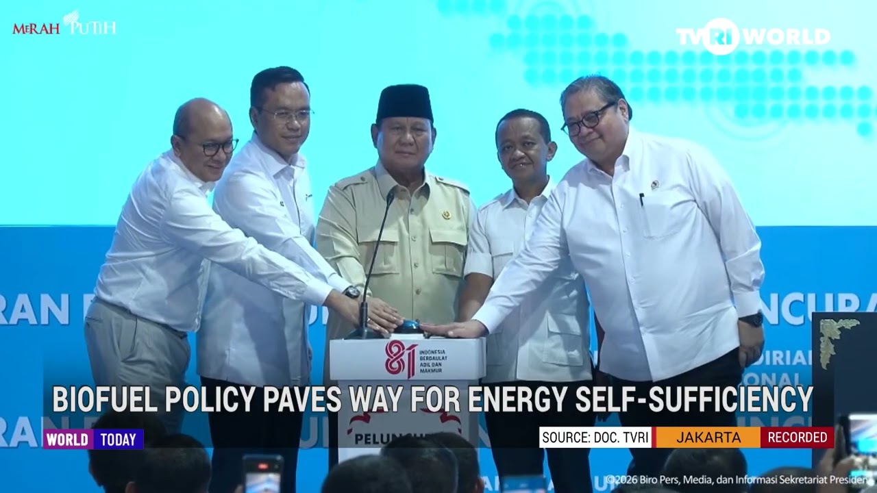 INDONESIA LAUNCHES BIOFUEL POLICY