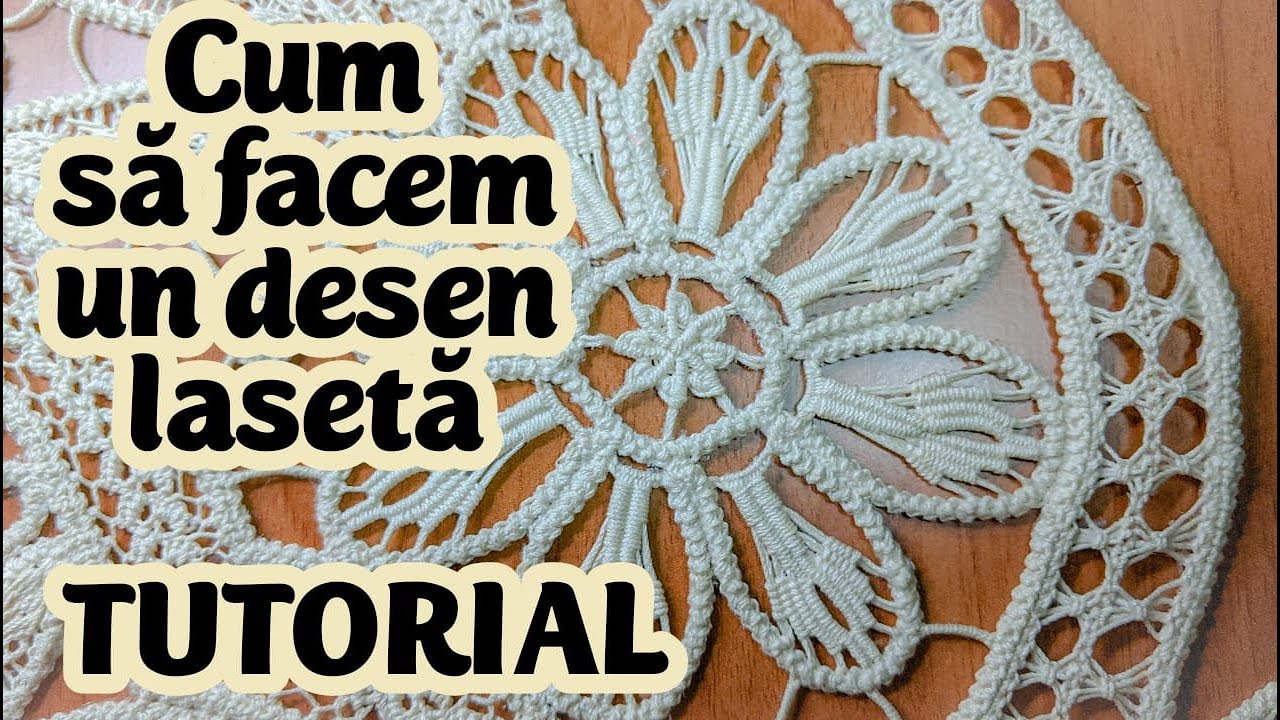 CUM SA FACEM UN DESEN LASETA 107 / COME FARE UN DISEGNO MACRAME RUMENO