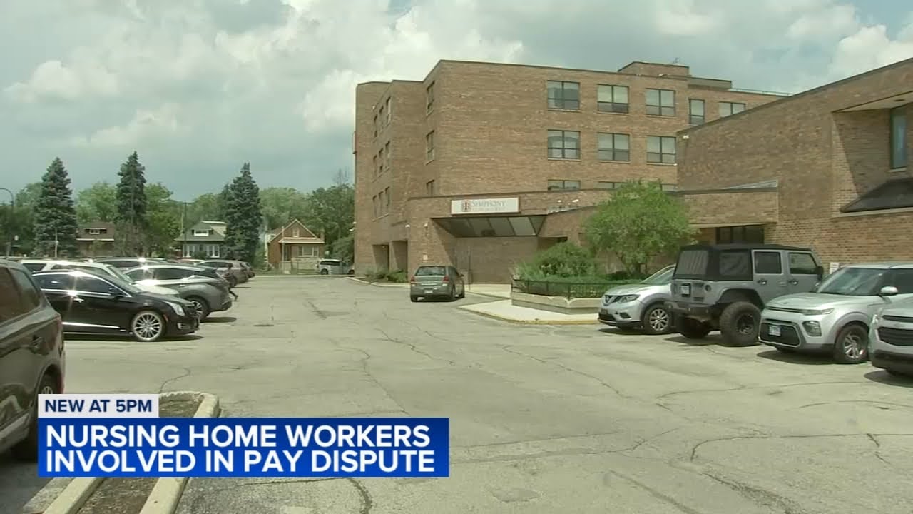 Nursing home staff walk out over pay dispute