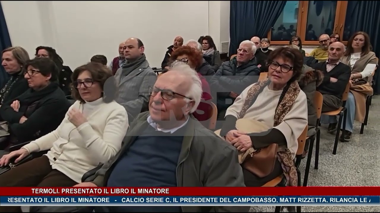 Termoli. Presentato il libro Il Minatore TG NEWS MOLISE DEL 03-02-26 - TRSP -