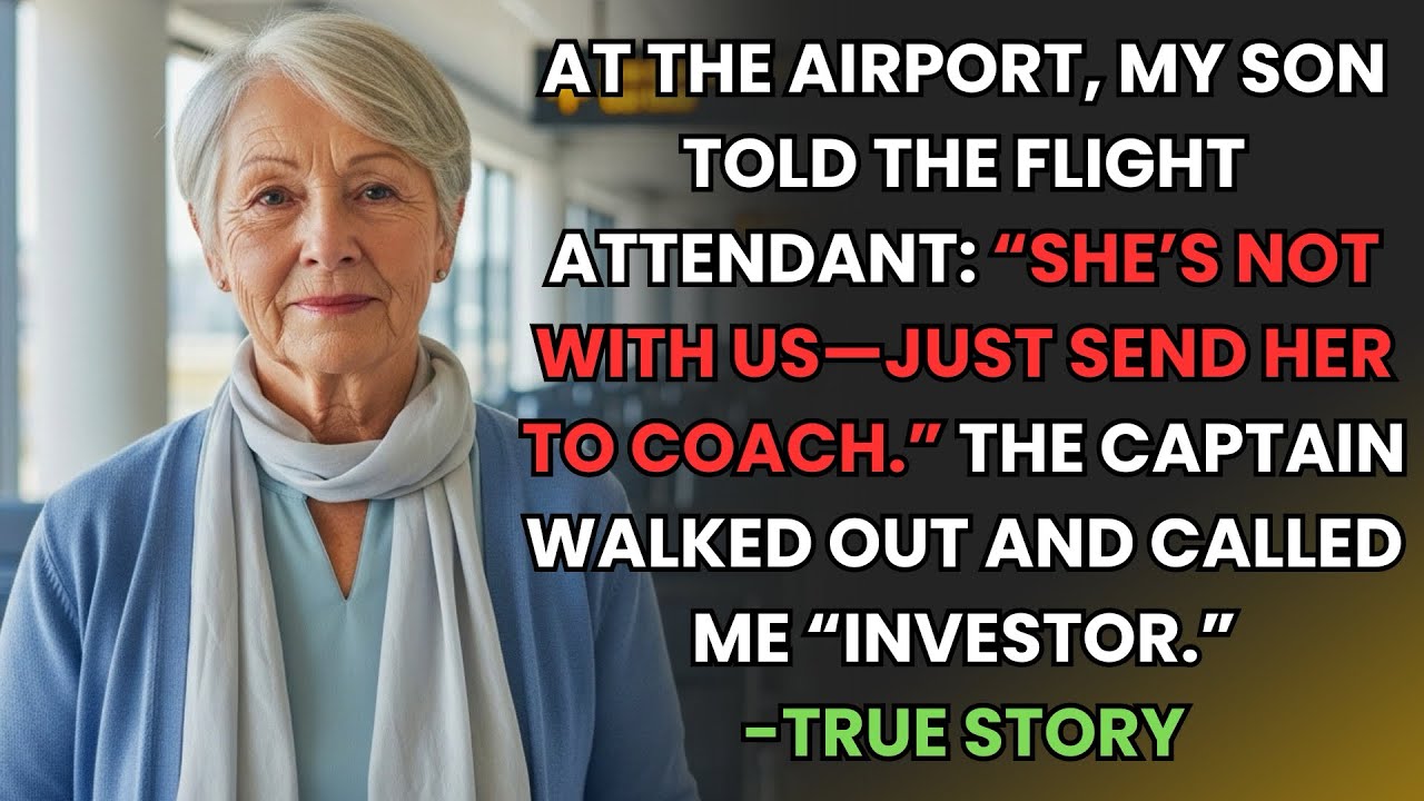 HER TRUE STORY FROM NEW YORK 👵💔 Her Son Denied Her At Boarding—Then Captain Called Her “Investor” …