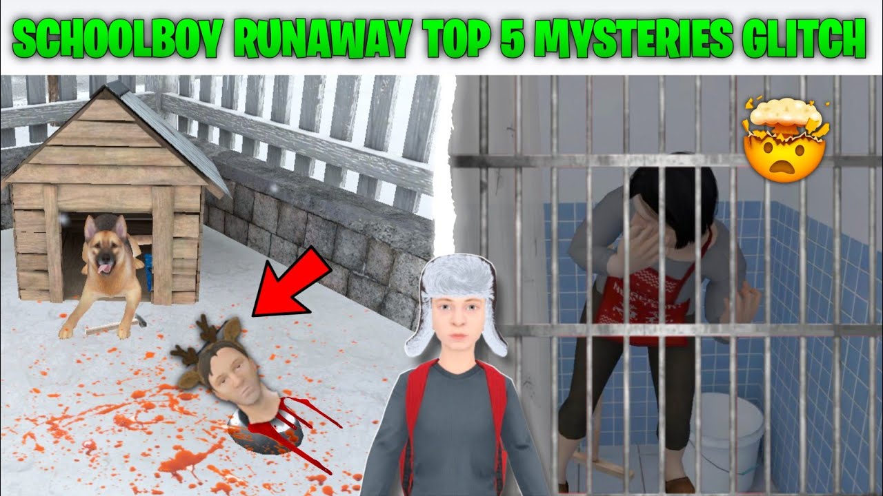 🔥Top 5 Mysteries Tricks & Glitch In SCHOOLBOY RUNAWAY