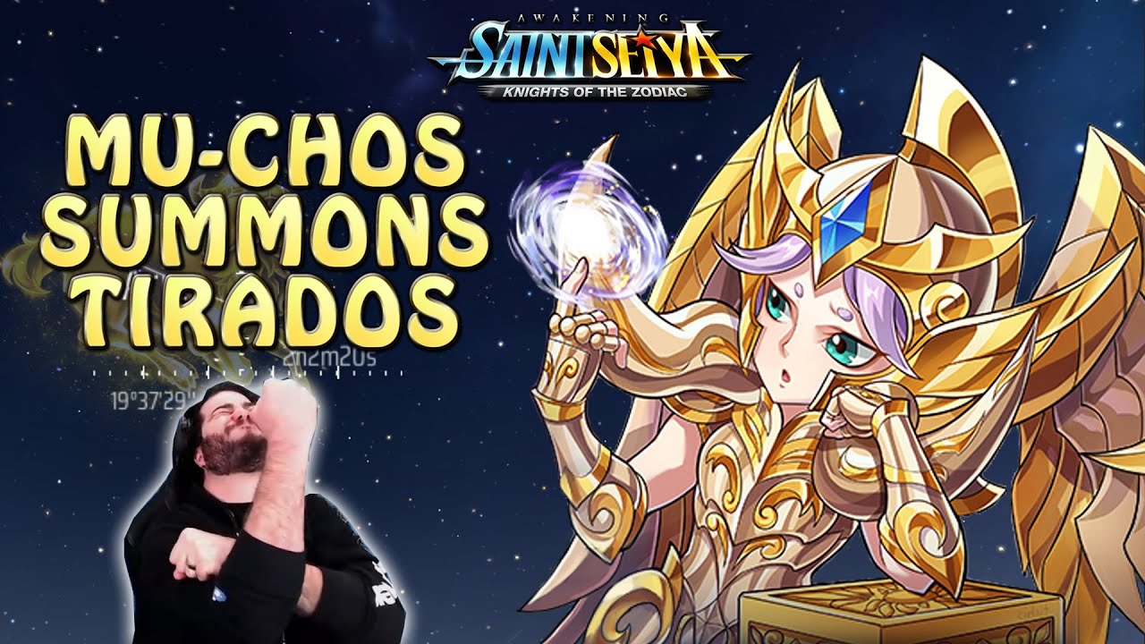 QUE TIRAMOS CUANTOS SUMMONS POR MU DIVINO?! Saint Seiya Awakening KOTZ