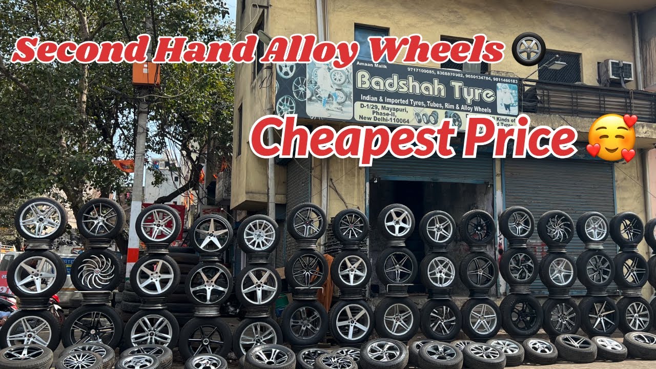 Second Hand Alloy Wheels 🛞|| Mayapuri Market || Cheapest Alloy Wheel 🛞 Shop Part 2